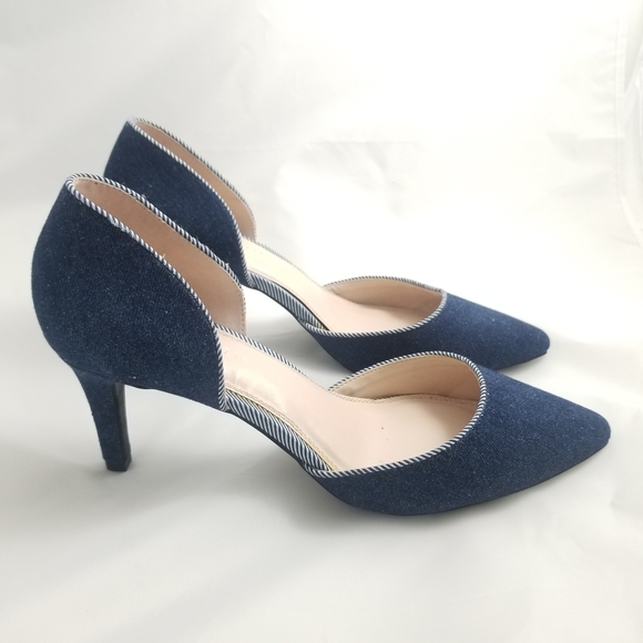 Kelly & Katie Sarsina Denim Pumps Blue 10 - Picture 4 of 9